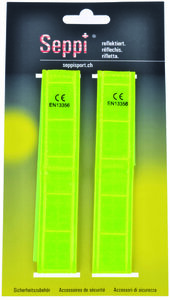 Seppi Hosenband Flex-Binde Vollreflex 25 mm gelb 