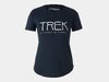 Trek Shirt Trek Stick Logo Tee Women L Navy