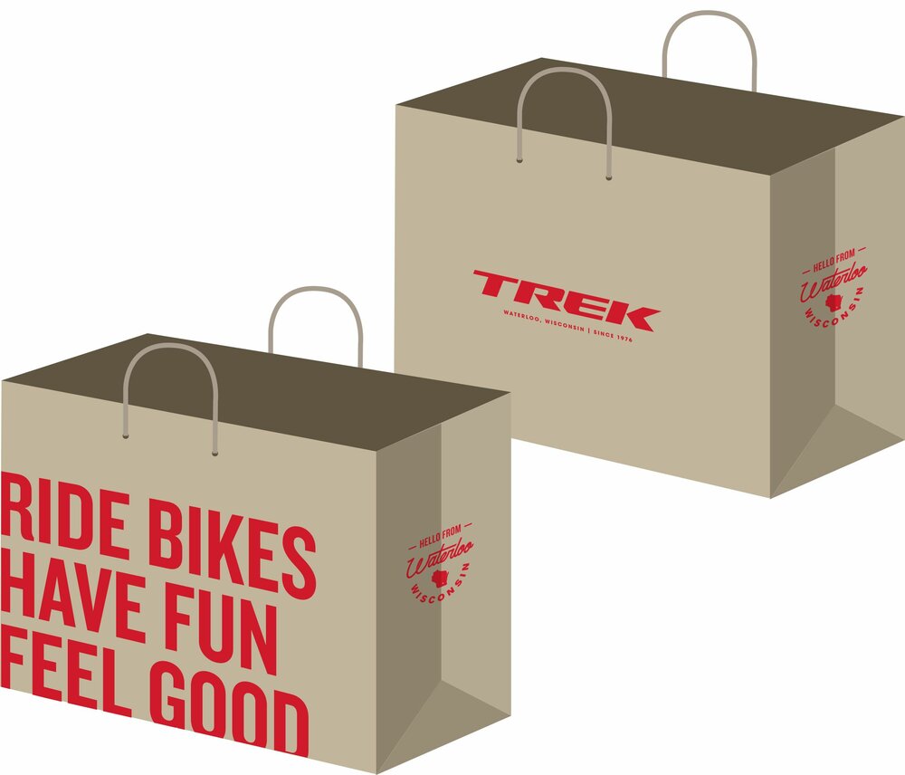 Trek POP Trek Ride Bikes Have Fun Paper Bags Medium 100