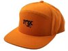 FOX 22 Shop 5 Panel Strapback Hat orange oversize 