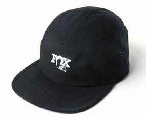 FOX 22 Shop 5 Panel Strapback Hat black onesize 