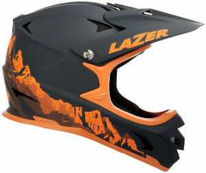 LAZER Unisex Extreme Phoenix+ ASTM Helm matte cobalt orange L