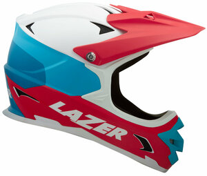 LAZER Unisex Extreme Phoenix+ ASTM Helm white blue red S