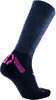 UYN Lady Run Compression Fly Socks anthracite / coral fluo 41-42
