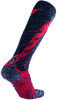 UYN Man Ski Magma Socks dark red / anthracite 45-47