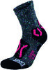 UYN Kids Trekking Outdoor Explorer Socks grey multicolor / pink 24-26