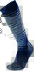UYN Man Snowboard Socks dark blue / grey melange 45-47