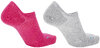 UYN Lady Sneaker 4.0 Socks 2Prs Pack light grey mel/pink 41-42